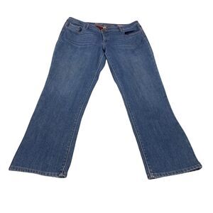 Natural Reflections Womens Flannel Lined Medium Wash Jeans 16 Outdoors Workwear